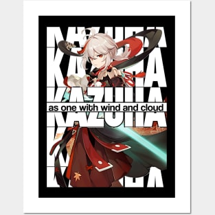 KAZUHA as one with wind and cloud Genshin Impact Posters and Art